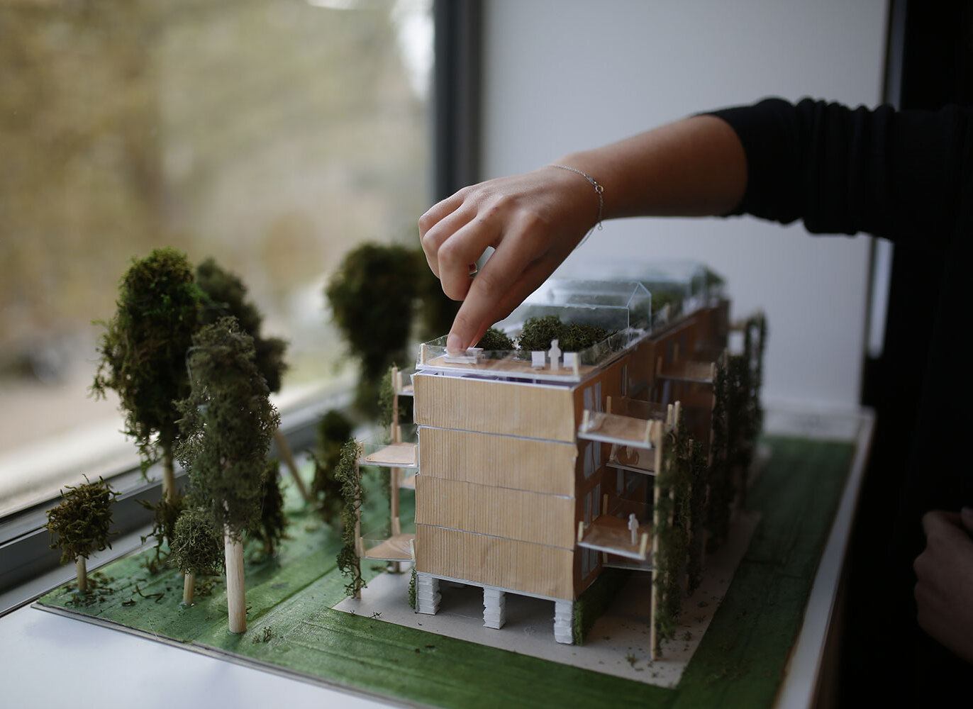 Maquette bâtiment formation Smart Cities