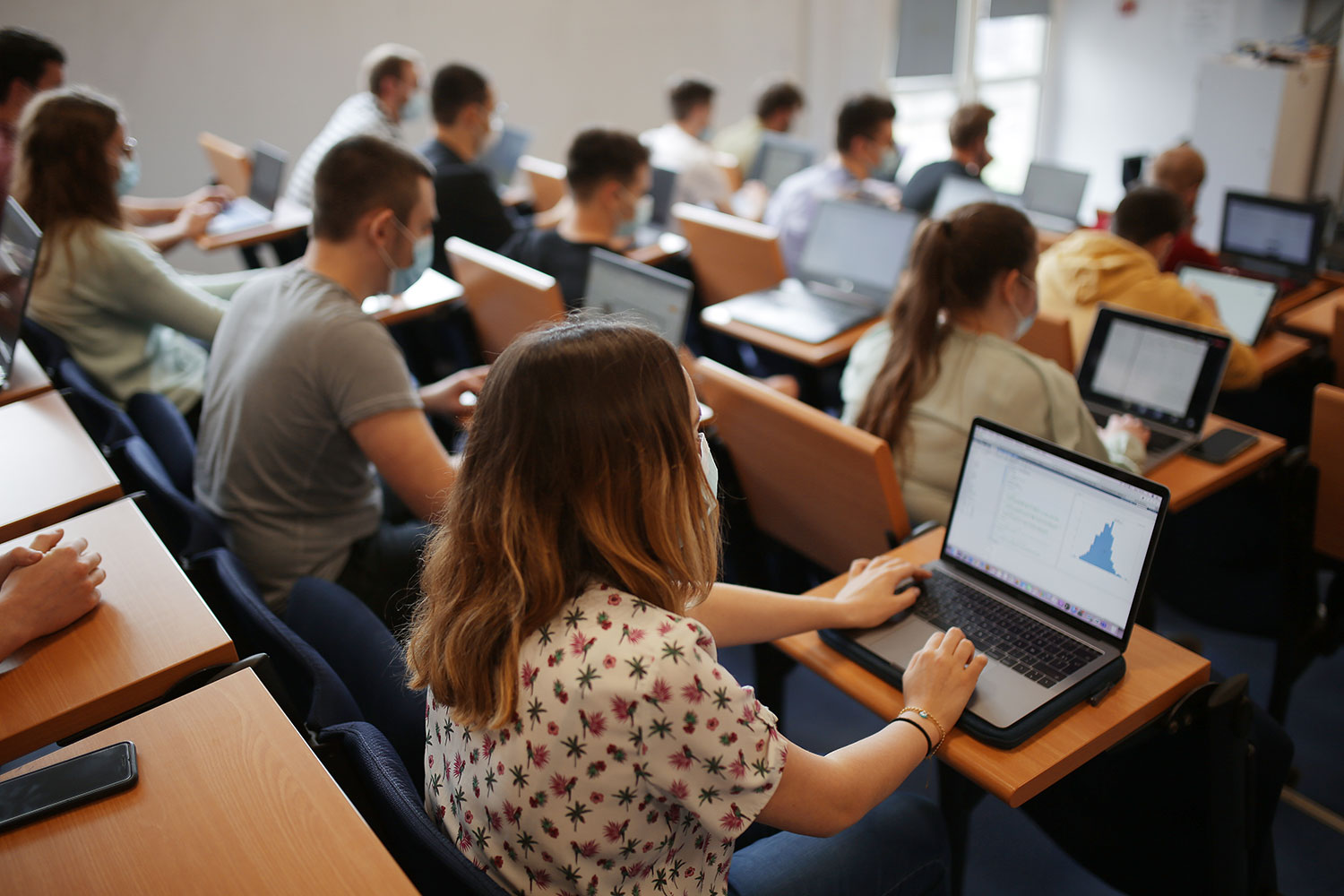 Etudiants en amphi
