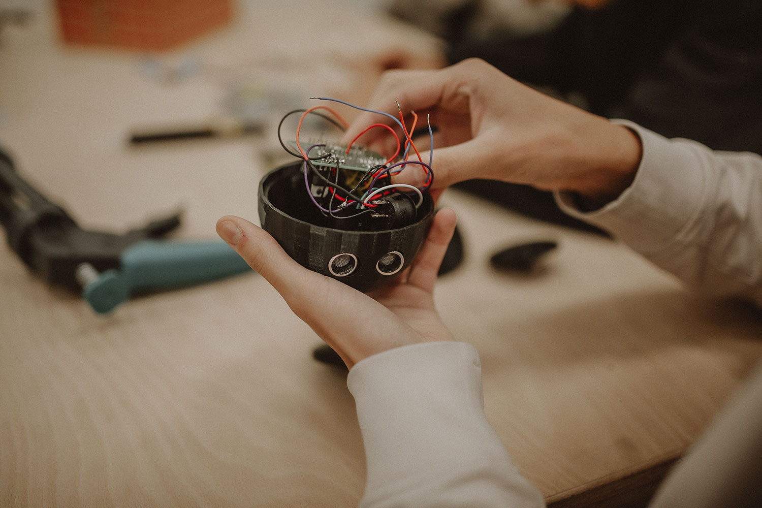 étudiant en projet de conception mécanique