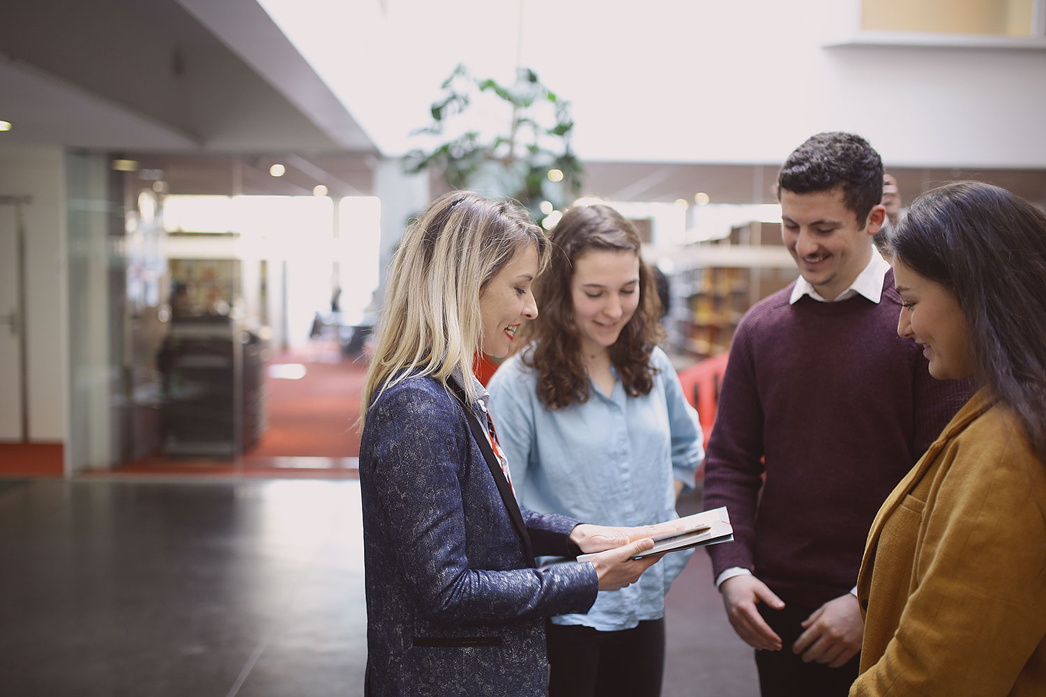 étudiants en apprentissage