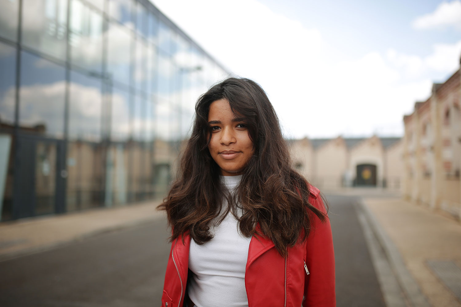 portrait d'une étudiante apprentie