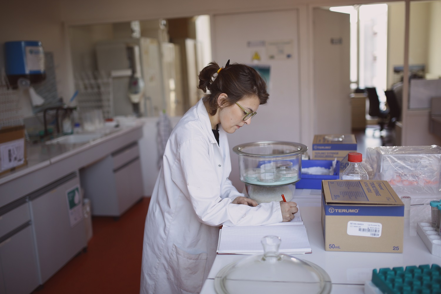 Researcher in a lab