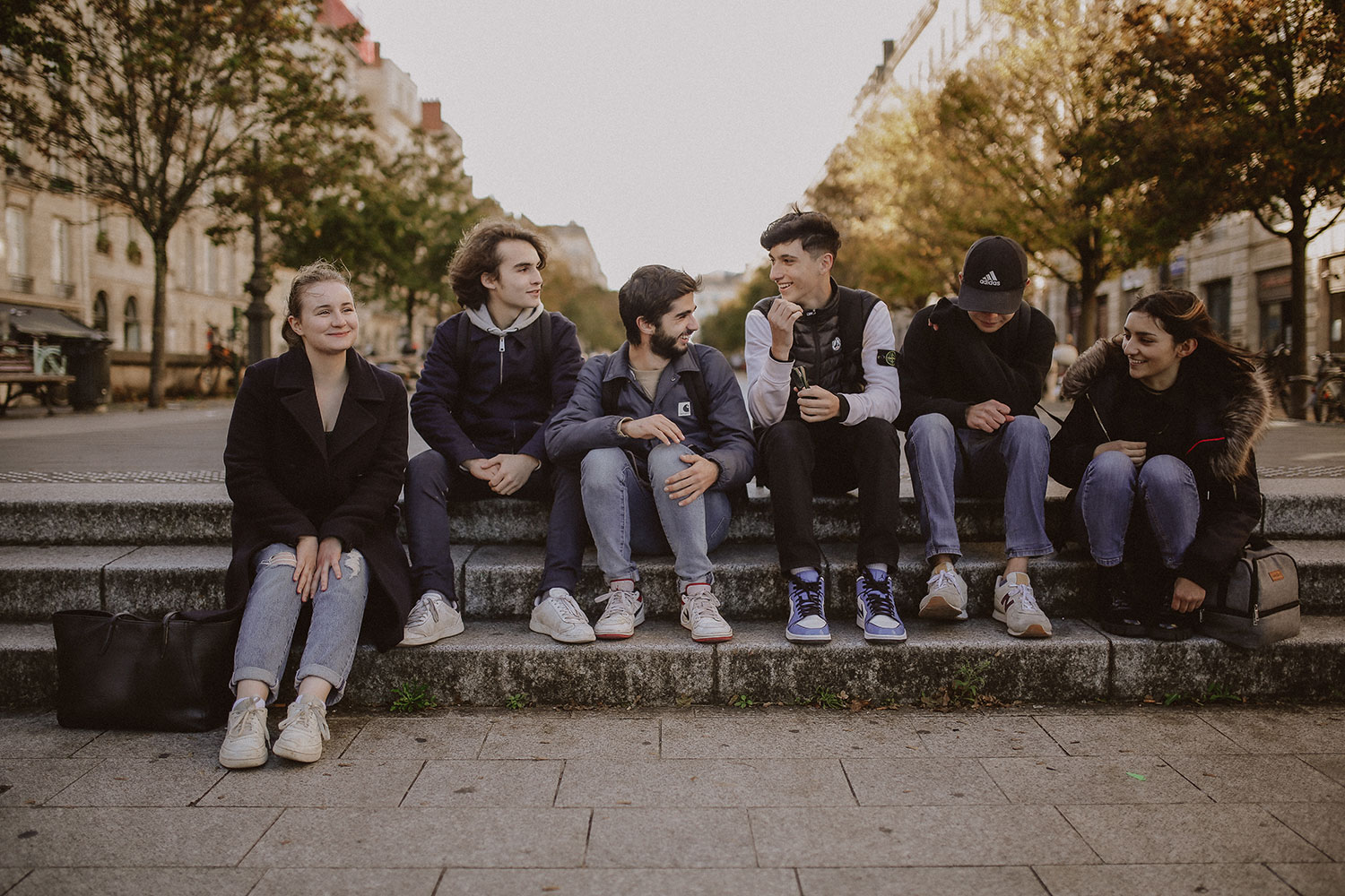 étudiants bordelais dans ville