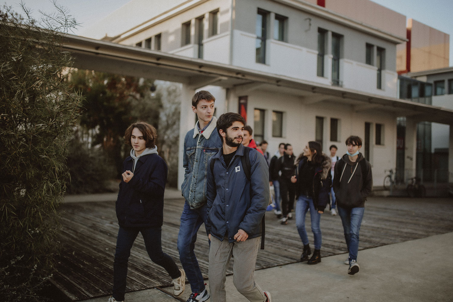 étudiants marchent bordeaux