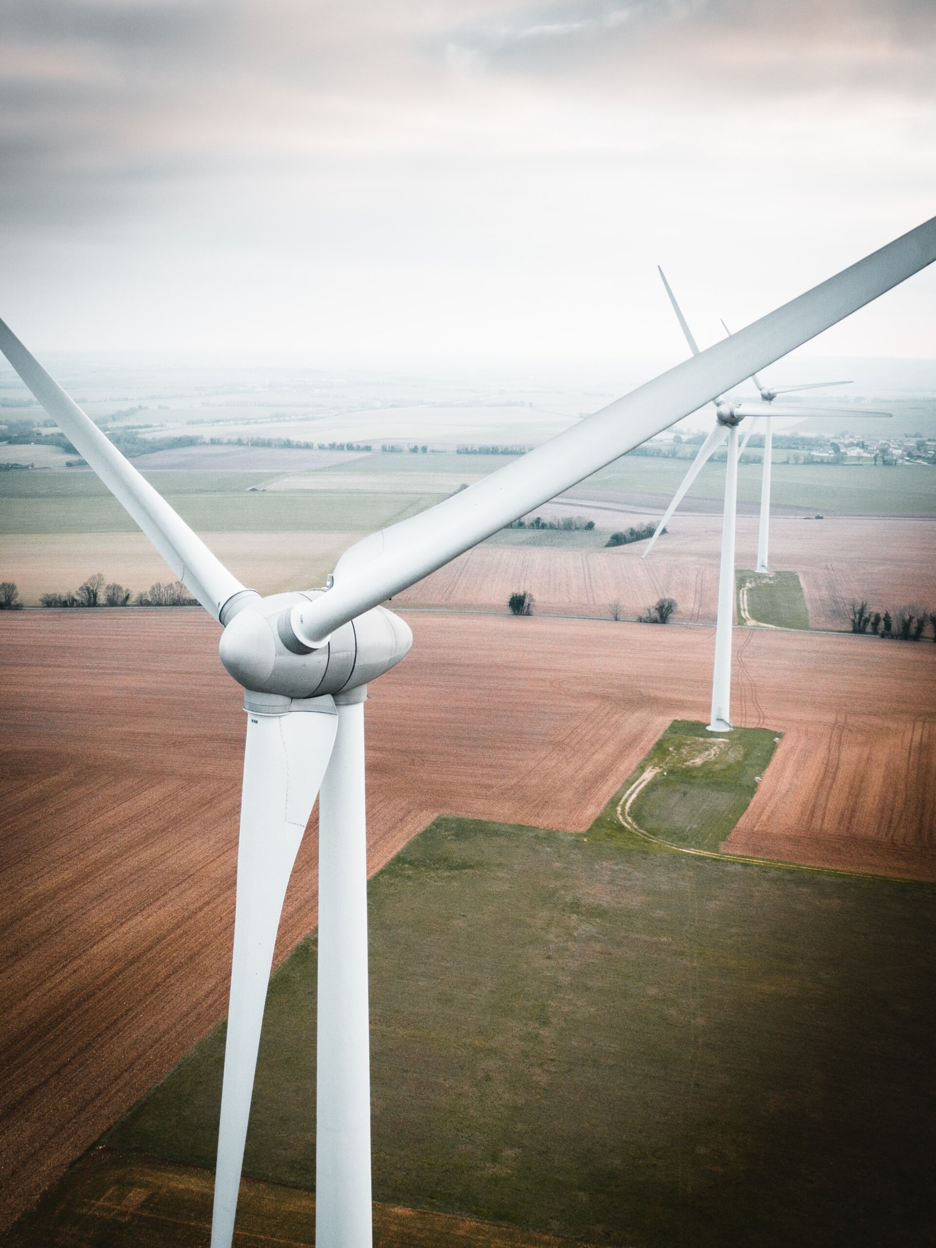 éoliennes en campagne