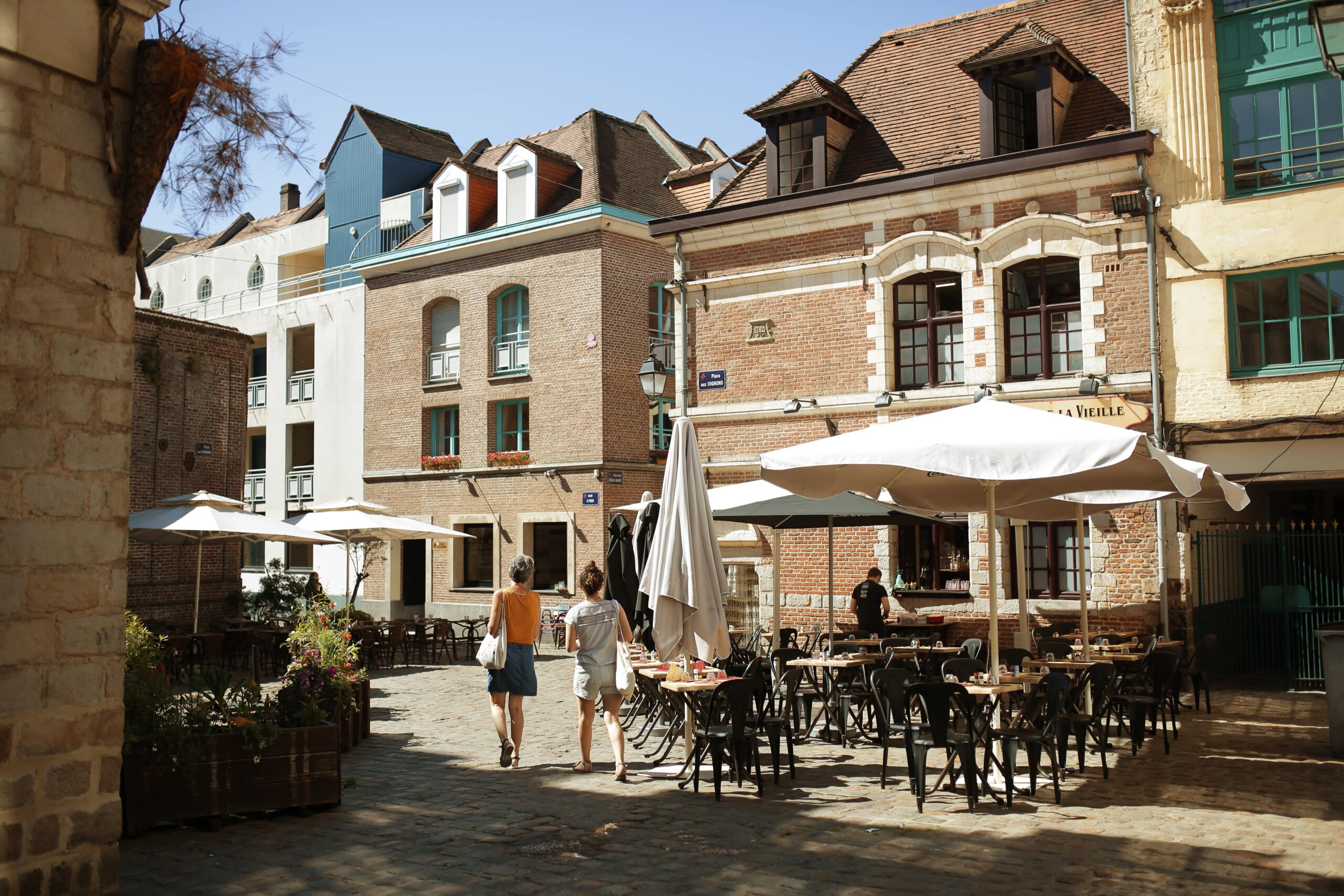 Terrasse restaurant place Lille
