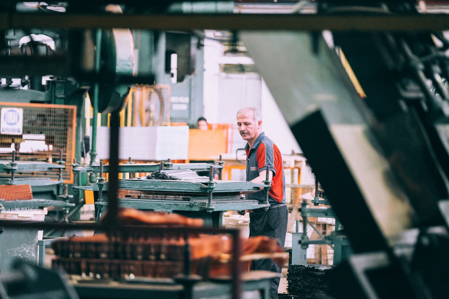 Employé dans une entreprise de production