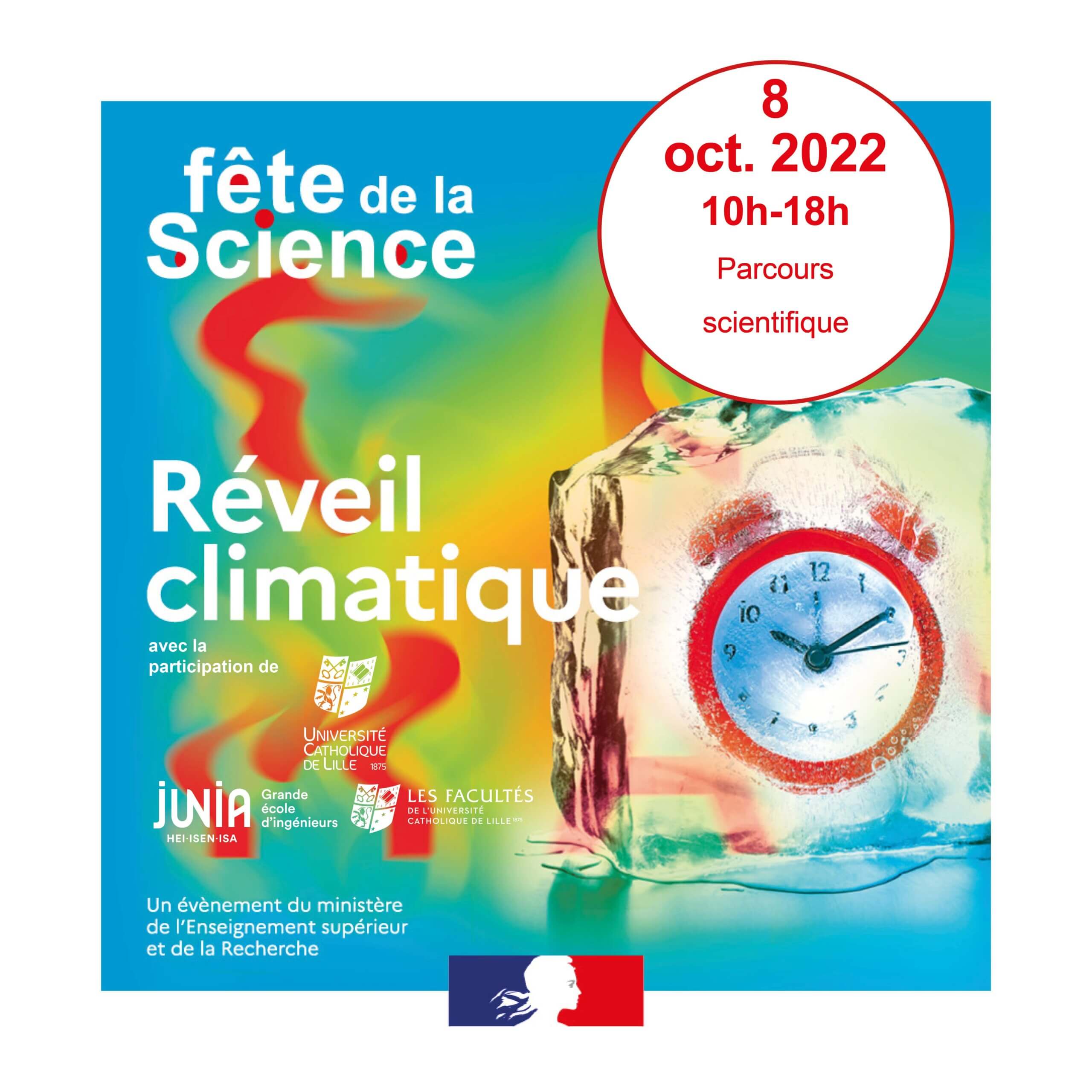 Affiche pour la Fête de la Science 2022