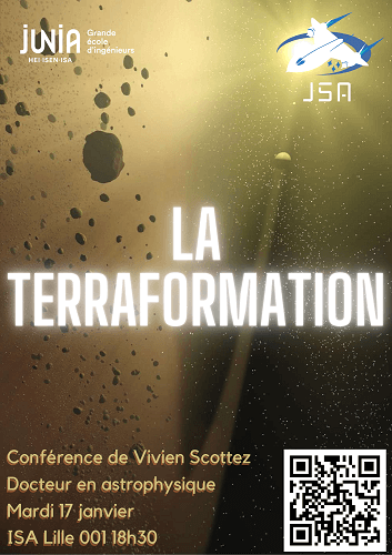 affiche conférence La Terraformation