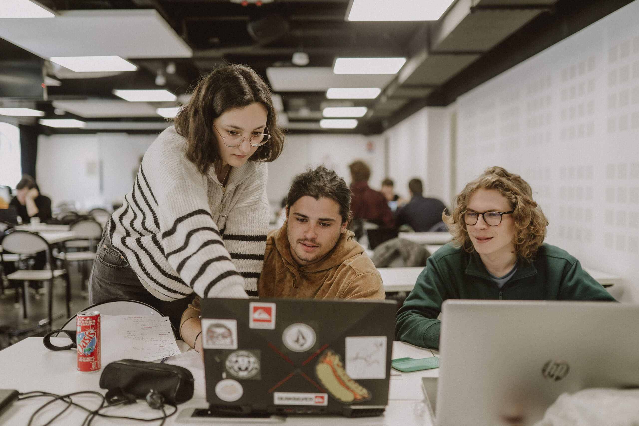 étudiants en cours