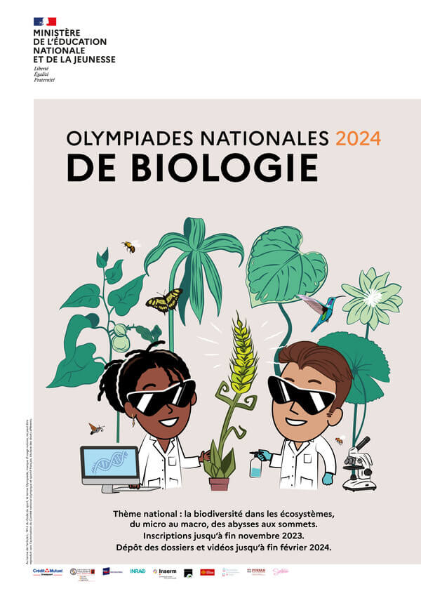 affiche olympiades biologie 2024
