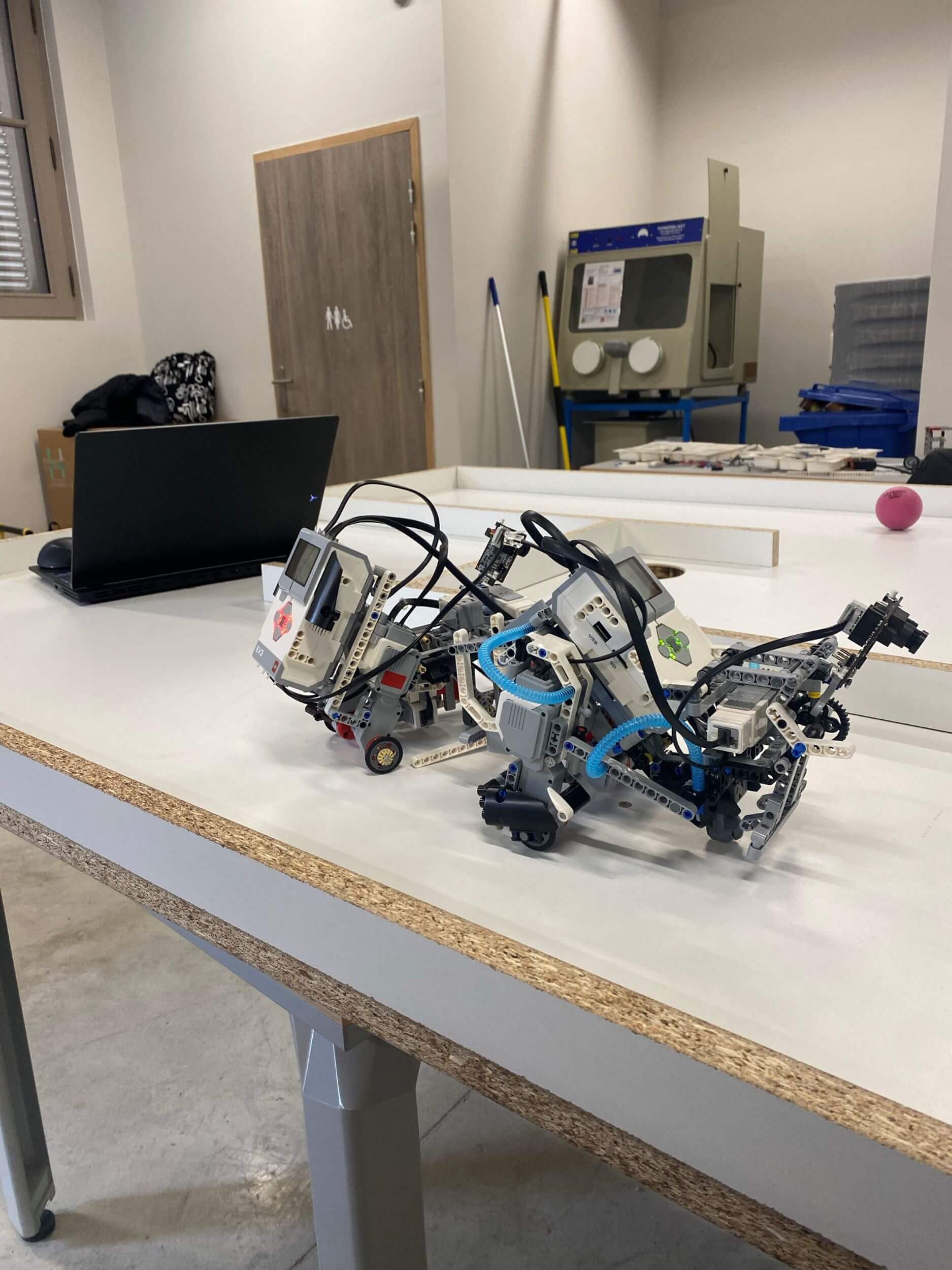 Robot légo mindstorm, challenge mécatronique JUNIA
