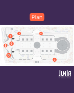 Plan audioguide JUNIA